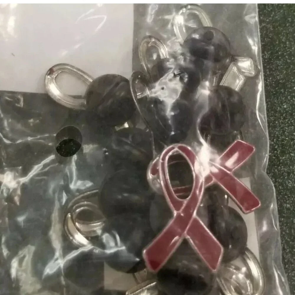 12 Red Awareness Ribbon Pins - Bulk Pack - 1 inch ~ DARE Drug Free, Heart Health